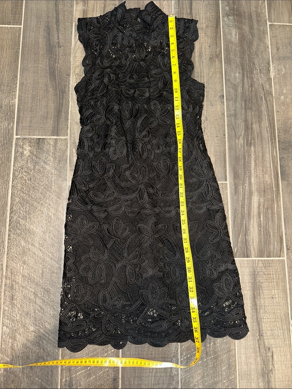 Laundry By Shelli Segal Black Lace Cocktail Dress - Picture 6 of 7